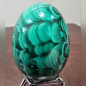 Malachite Crystal Egg 0.60 lbs